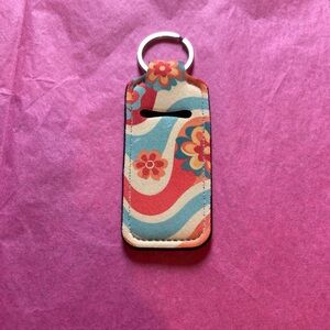 Floral Patterned Keychain Holder
